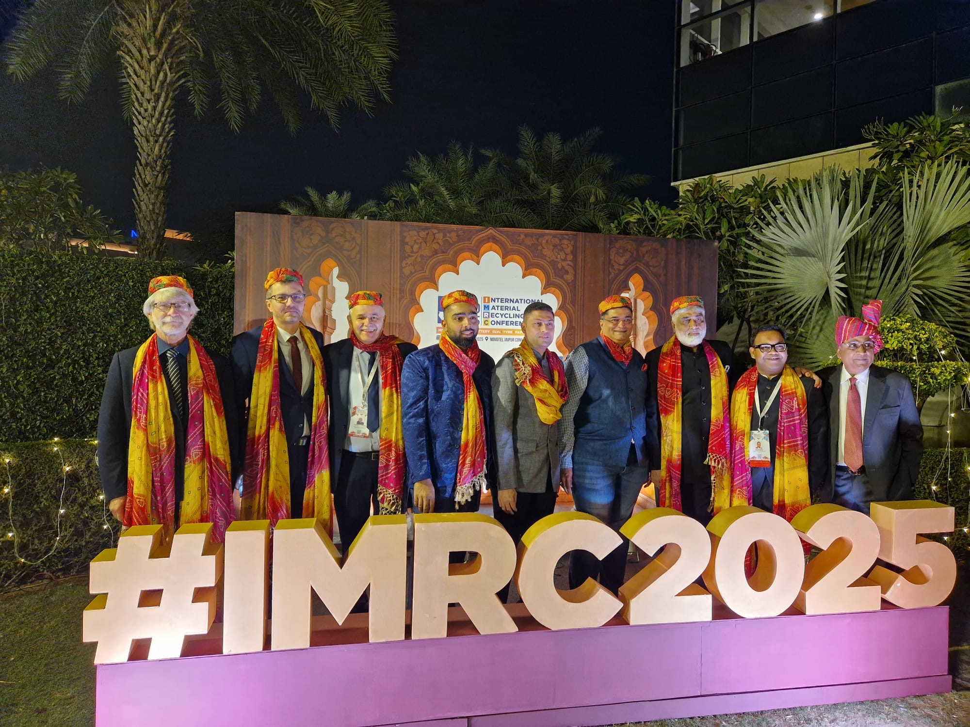 President's Dinner during the 12th edition of the IMRC conference in Jaipur, India